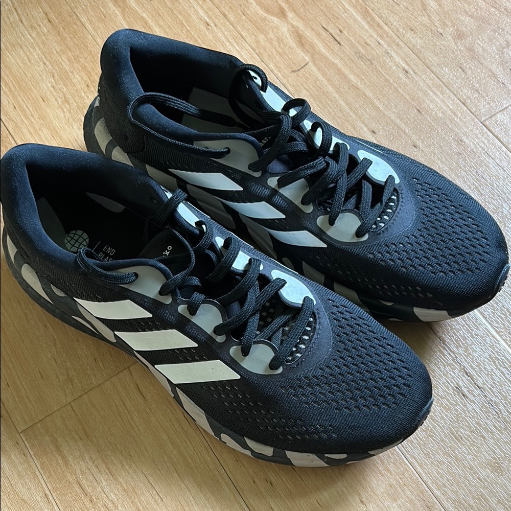 Adidas x Marimekko Super Nova Men's Black and White Sneakers